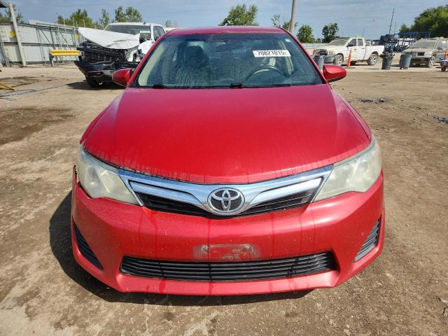4T4BF1FK6CR218674 - 2012 TOYOTA CAMRY BASE წითელი ფოტო 5