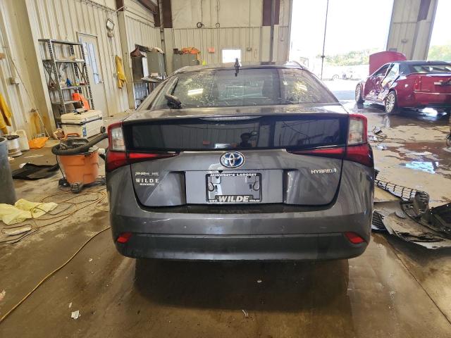 JTDKAMFUXN3167124 - 2022 TOYOTA PRIUS NIGHT SHADE GRAY photo 6