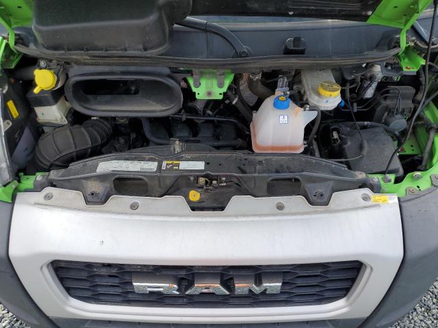 3C6URVJG6KE537182 - 2019 RAM PROMASTER 3500 HIGH მწვანე ფოტო 12