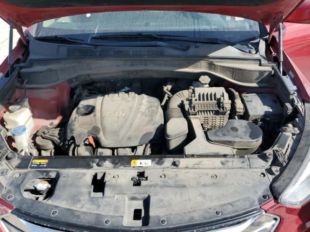 5XYZU3LB2GG334982 - 2016 HYUN SANTA FE SPORT RED photo 12
