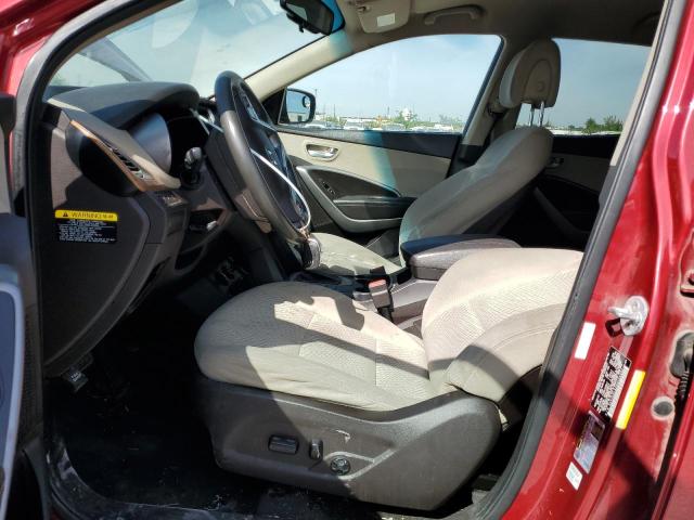 5XYZU3LB2GG334982 - 2016 HYUN SANTA FE SPORT RED photo 7