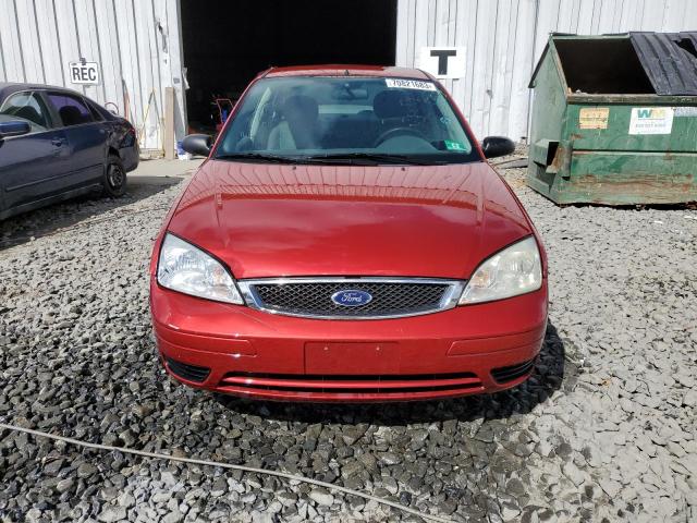 1FAFP34N85W174356 - 2005 FORD FOCUS ZX4 BURGUNDY photo 5