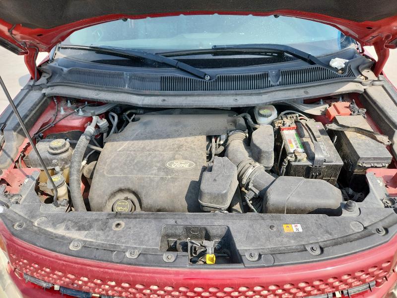 1FM5K7F80FGA10285 - 2015 FORD EXPLORER LIMITED RED photo 12