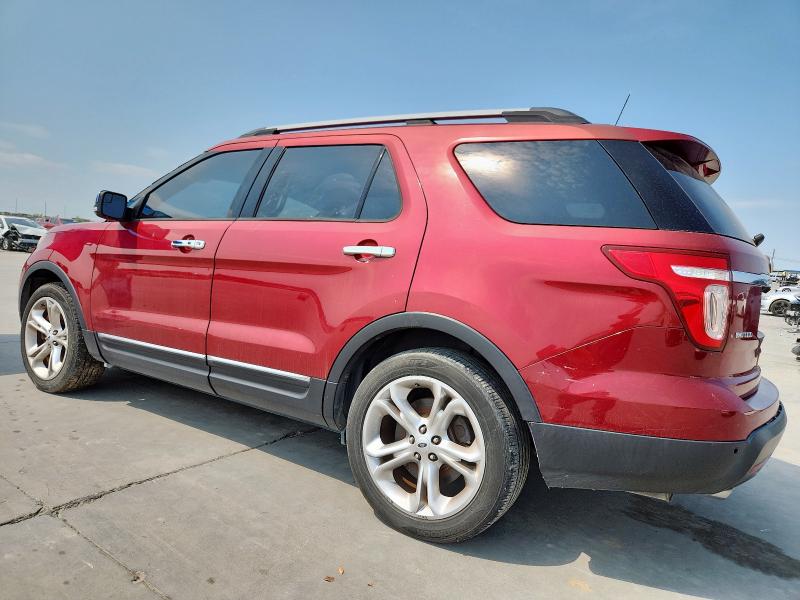 1FM5K7F80FGA10285 - 2015 FORD EXPLORER LIMITED RED photo 2