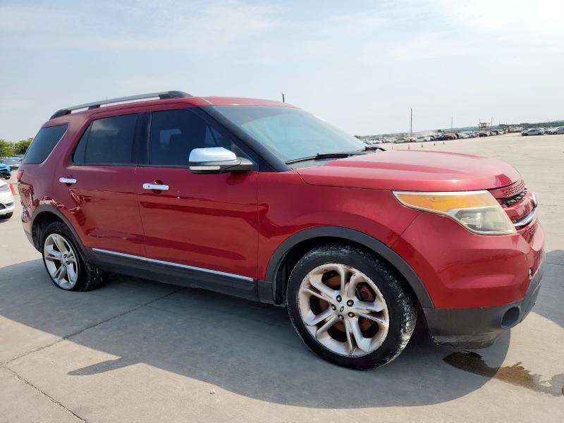 1FM5K7F80FGA10285 - 2015 FORD EXPLORER LIMITED RED photo 4