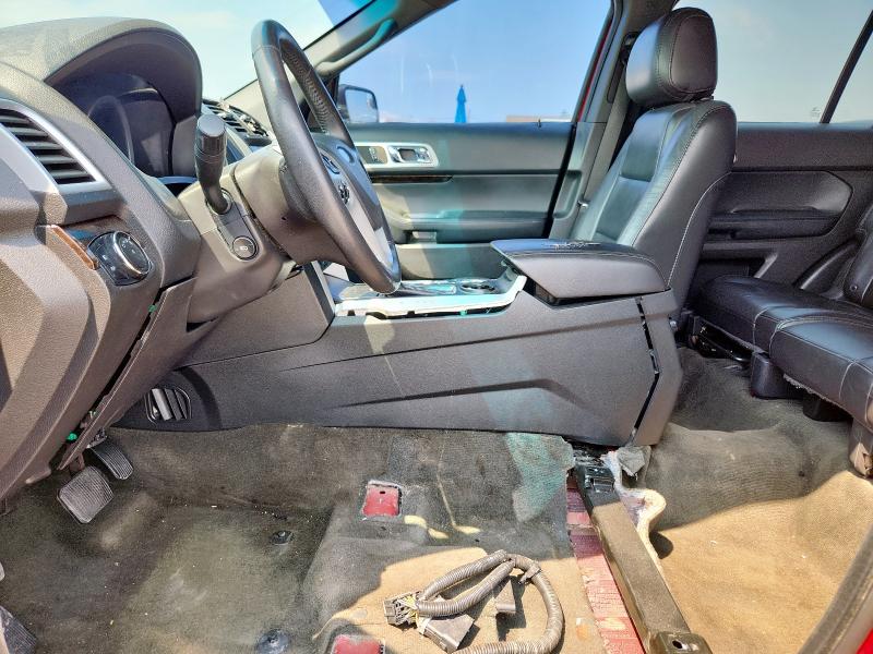 1FM5K7F80FGA10285 - 2015 FORD EXPLORER LIMITED RED photo 7