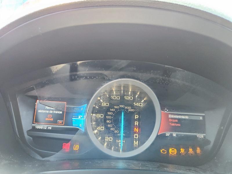 1FM5K7F80FGA10285 - 2015 FORD EXPLORER LIMITED RED photo 9