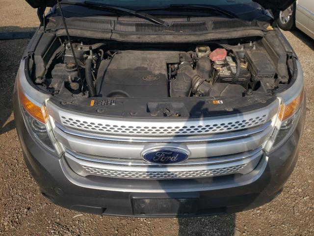 1FM5K8D88EGA58575 - 2014 FORD EXPLORER XLT GRAY photo 12