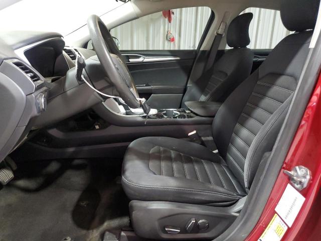 1FA6P0H71F5120401 - 2015 FORD FUSION SE RED photo 7