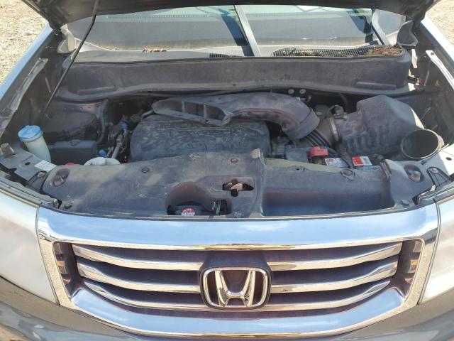 5FNYF4H52CB009331 - 2012 HONDA PILOT EXL GRAY photo 12