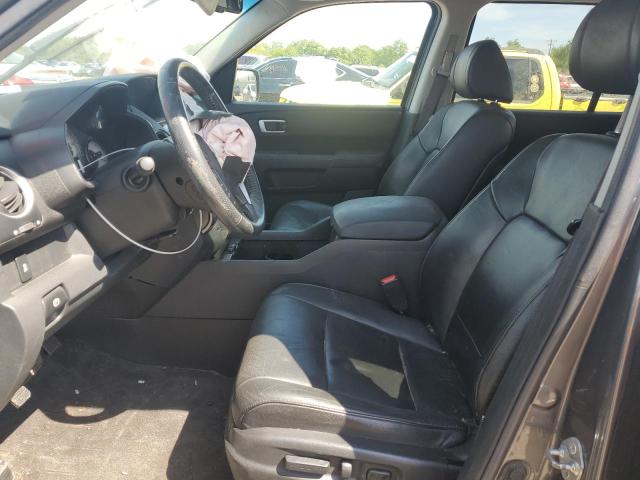 5FNYF4H52CB009331 - 2012 HONDA PILOT EXL GRAY photo 7