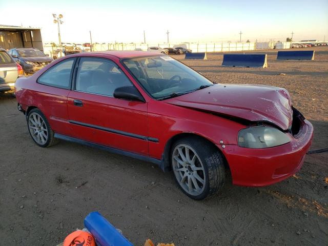 1HGEJ7124XL013310 - 1999 HONDA CIVIC HX RED photo 4