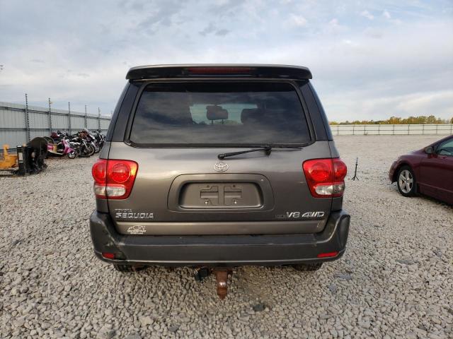 5TDBT48A96S267048 - 2006 TOYOTA SEQUOIA LIMITED GRAY photo 6