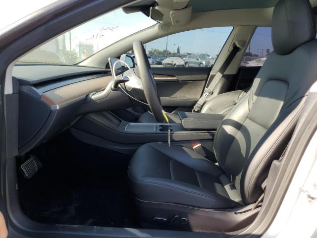 5YJ3E1EA1PF420481 - 2023 TESLA MODEL 3 Weiß Foto 7