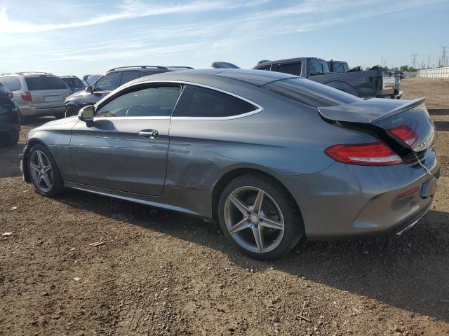 WDDWJ4KB0HF453594 - 2017 MERCEDES-BENZ C 300 4MATIC GRAY photo 2