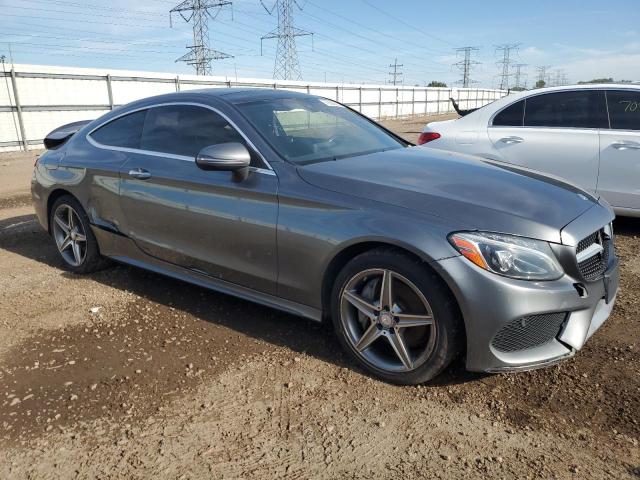 WDDWJ4KB0HF453594 - 2017 MERCEDES-BENZ C 300 4MATIC GRAY photo 4