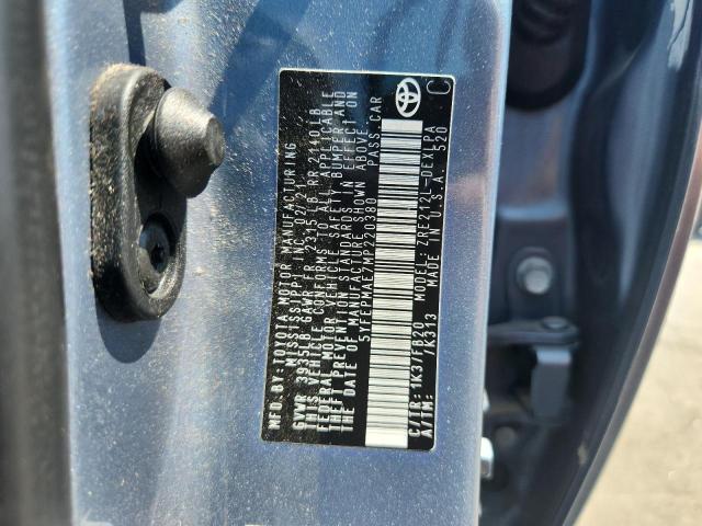 5YFEPMAE7MP220380 - 2021 TOYOTA COROLLA LE Көк фото 12