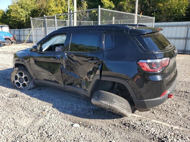 3C4NJDDB4NT236666 - 2022 JEEP COMPASS TRAILHAWK BLACK photo 2