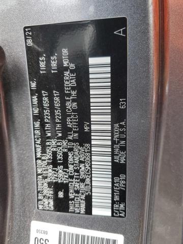 5TDJRKEC5MS068158 - 2021 TOYOTA SIENNA XLE CHARCOAL photo 13