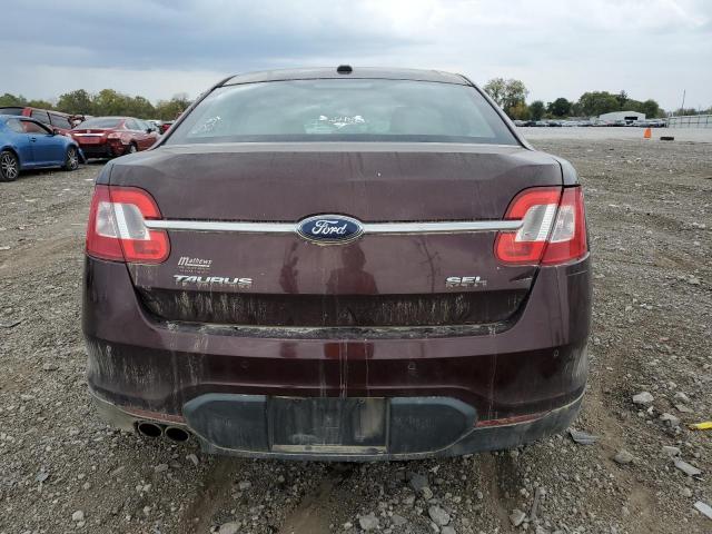 1FAHP2EW2AG165036 - 2010 FORD TAURUS SEL BURGUNDY photo 6