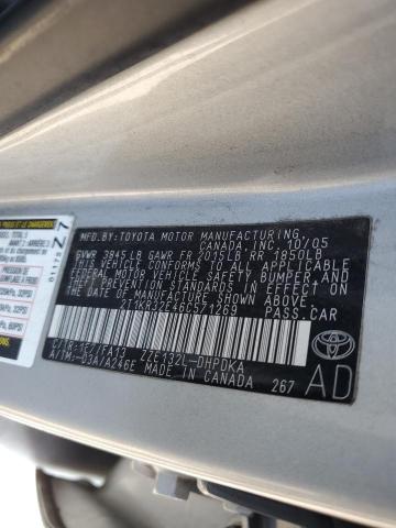 2T1KR32E46C571269 - 2006 TOYOTA COROLLA MA XR SILVER photo 13