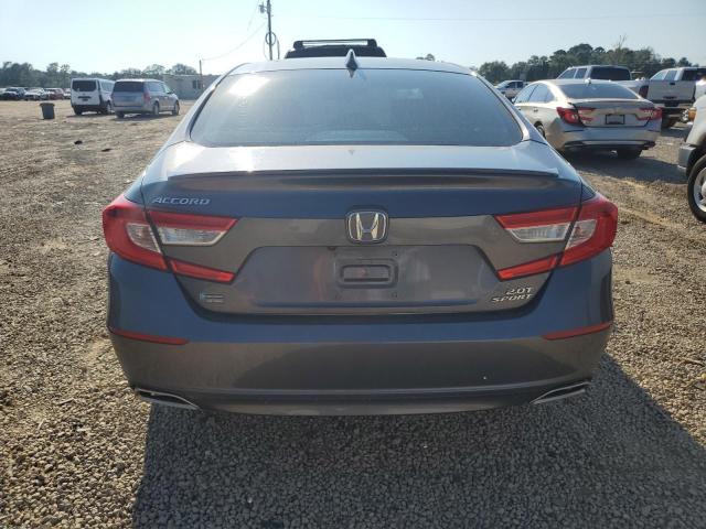 1HGCV2F30LA001743 - 2020 HONDA ACCORD SPORT ნაცრისფერი ფოტო 6