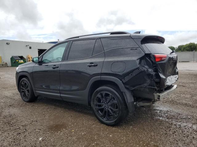 3GKALTEV7ML358310 - 2021 GMC TERRAIN SLE BLACK photo 2