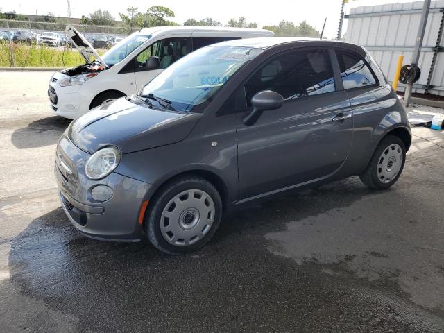 3C3CFFAR5CT382887 - 2012 FIAT 500 POP GRAY photo 1