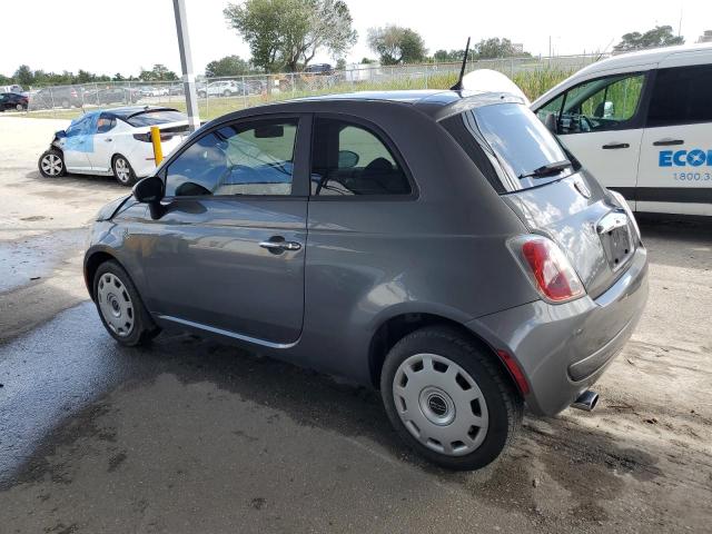 3C3CFFAR5CT382887 - 2012 FIAT 500 POP GRAY photo 2