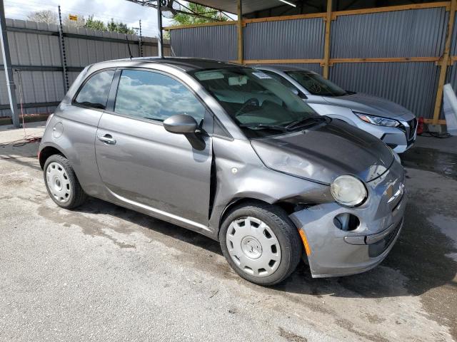 3C3CFFAR5CT382887 - 2012 FIAT 500 POP GRAY photo 4