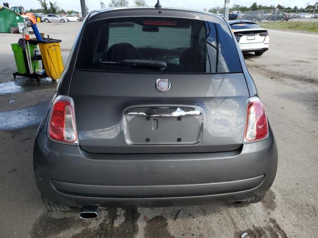 3C3CFFAR5CT382887 - 2012 FIAT 500 POP GRAY photo 6