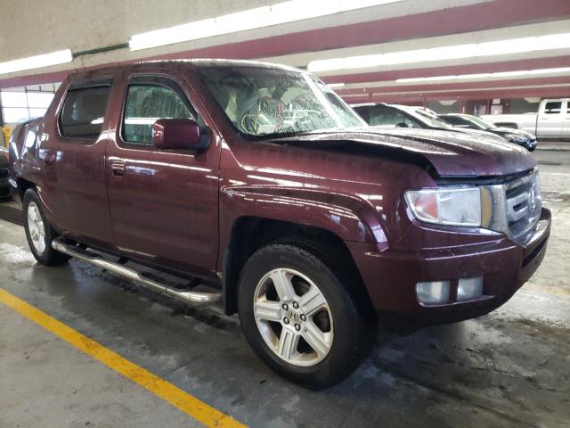 5FPYK1F56AB012136 - 2010 HONDA RIDGELINE RTL MAROON photo 4