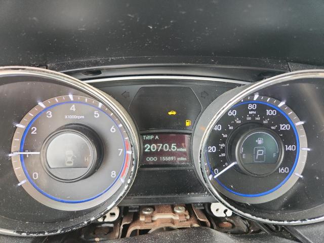 5NPEC4AC1DH803020 - 2013 HYUNDAI SONATA SE WHITE photo 9