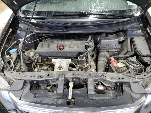 19XFB2F53CE103766 - 2012 HONDA CIVIC LX BLACK photo 11
