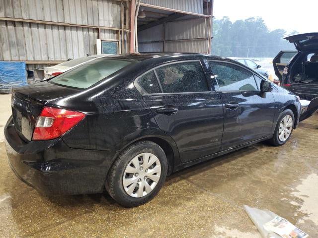 19XFB2F53CE103766 - 2012 HONDA CIVIC LX BLACK photo 3