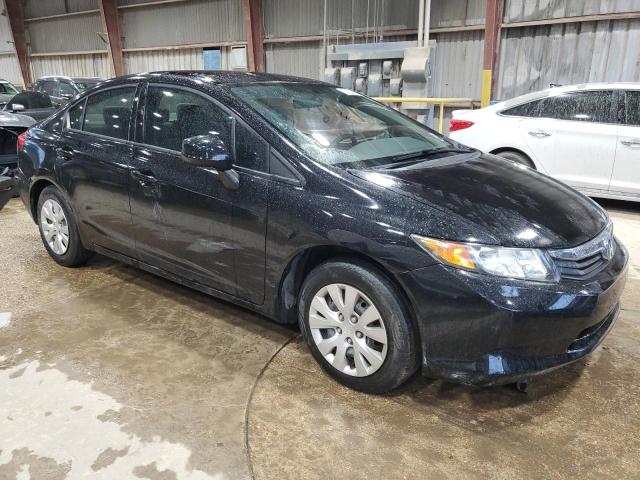 19XFB2F53CE103766 - 2012 HONDA CIVIC LX BLACK photo 4