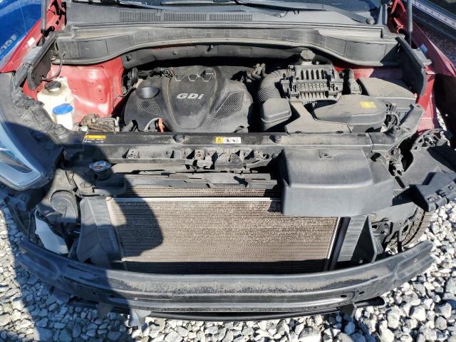 5XYZUDLB5DG086325 - 2013 HYUNDAI SANTA FE S RED photo 12