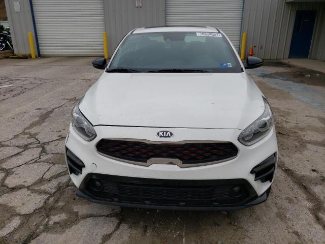 3KPF34AD6ME417002 - 2021 KIA FORTE GT LINE WHITE photo 5