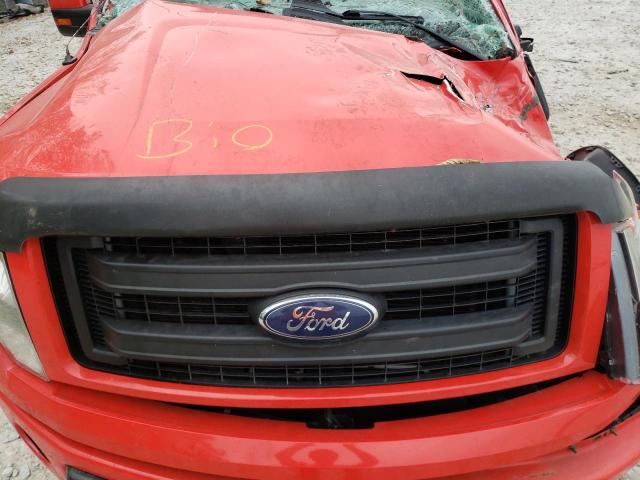 1FTFW1EF1DKE36281 - 2013 FORD F150 SUPERCREW RED photo 11