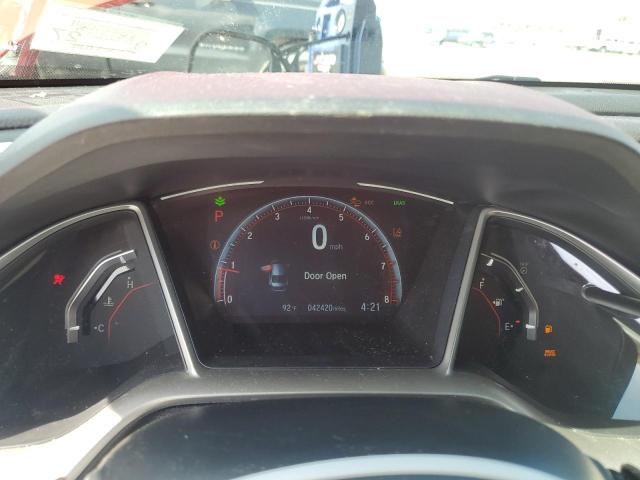 2HGFC2F8XLH574990 - 2020 HONDA CIVIC SPORT წითელი ფოტო 9