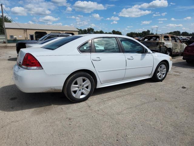 2G1WF5EK2B1178458 - 2011 CHEVROLET IMPALA LS WHITE photo 3