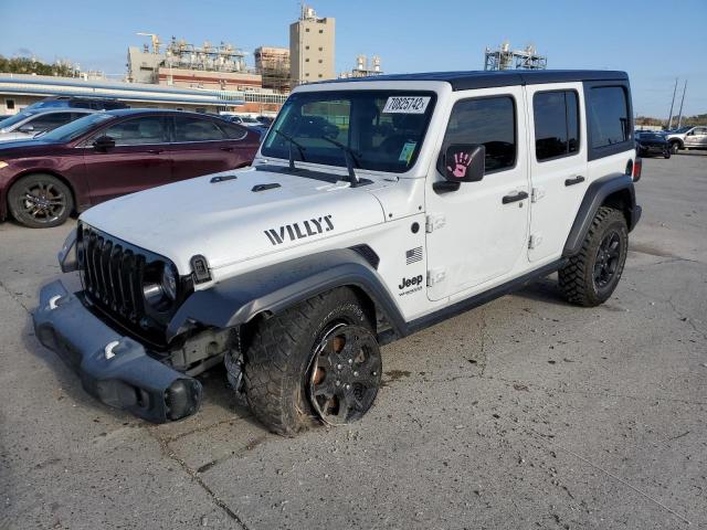 1C4HJXDN0LW207682 - 2020 JEEP WRANGLER U SPORT თეთრი ფოტო 1