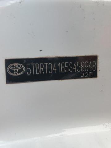5TBRT34165S458948 - 2005 TOYOTA TUNDRA ACCESS CAB SR5 WHITE photo 12