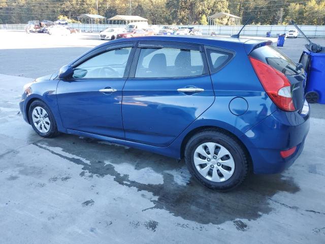 KMHCT5AEXGU290726 - 2016 HYUNDAI ACCENT SE BLUE photo 2