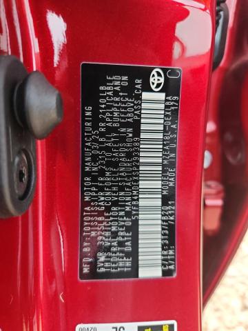 5YFB4MDEXSP293389 - 2025 TOYOTA COROLLA LE 红色 照片 12