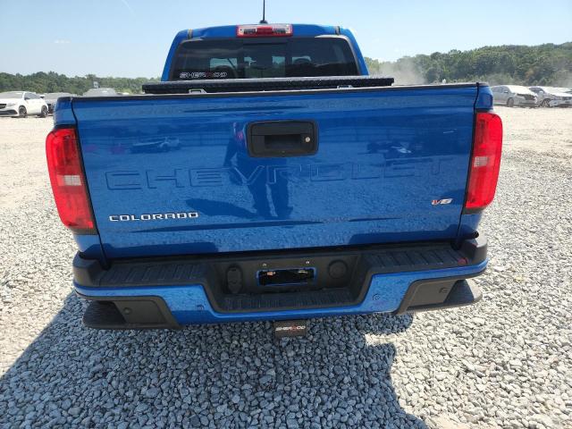 1GCGTDEN9N1162227 - 2022 CHEVROLET COLORADO Z71 BLUE photo 6
