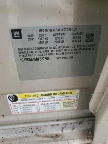 1G1ZC5E15BF327368 - 2011 CHEVROLET MALIBU 1LT BEIGE photo 12