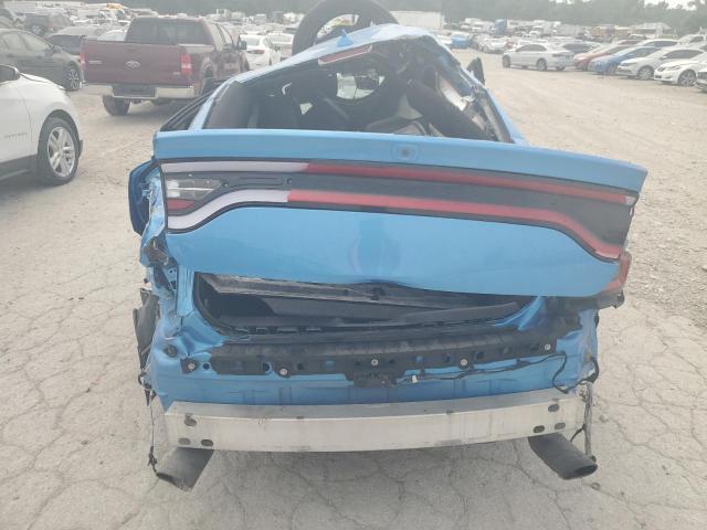 2C3CDXCT0GH105020 - 2016 DODGE CHARGER R/T BLUE photo 6