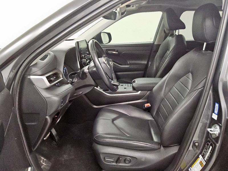 5TDGZRAH0LS505244 - 2020 TOYOTA HIGHLANDER XLE Сірий фото 7