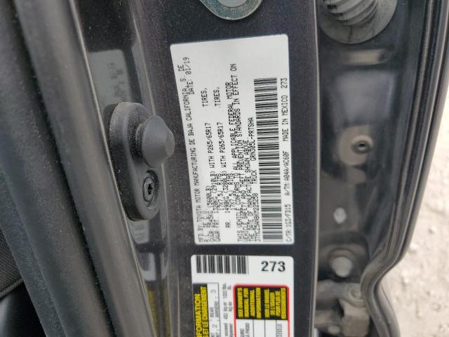 3TMCZ5AN8KM225258 - 2019 TOYOTA TACOMA DOUBLE CAB 灰色 照片 12